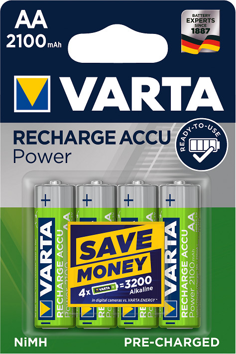 Varta Recharge Accu 4xAA 2100mAh
