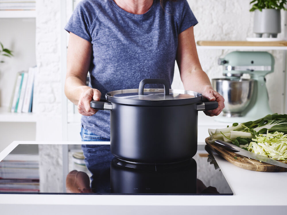 BK Flow Cool Black RVS - soeppan Ø24 cm