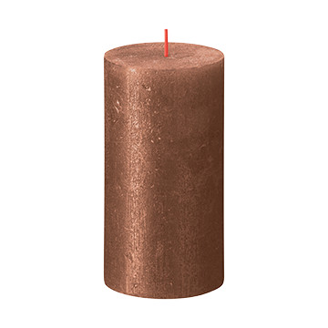 Bolsius Shimmer kaars Copper