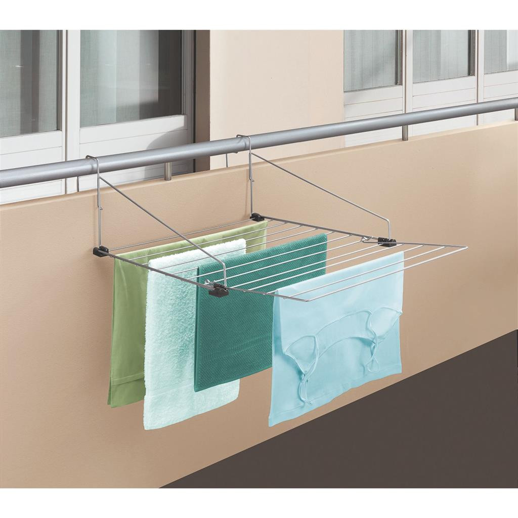 Tomado : Metaltex Den Haag hangdroogrek 9 meter zilvergrijs